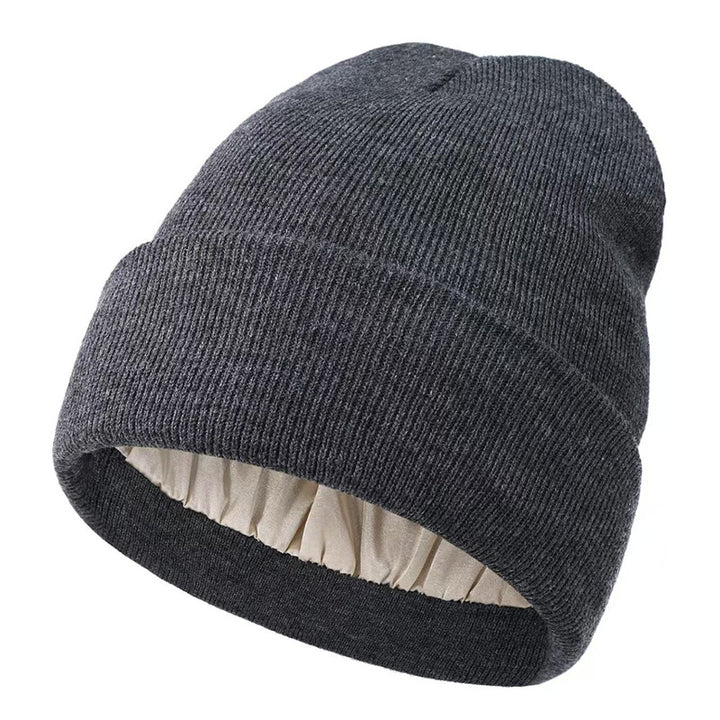 BowLift 丨Satin Warm Knitted Hat Acrylic wool