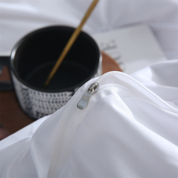 BowLift 丨 Embroidered Craft Three-piece Bedding Set (Pillowcase & Quilt Cover)