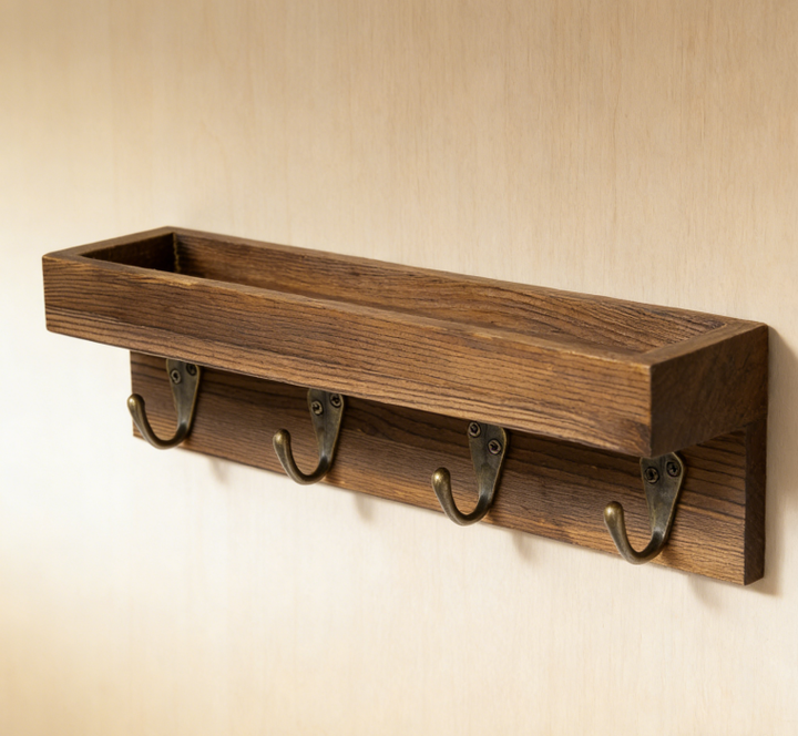 BowLift | Creative Solid Wood Hook Rack