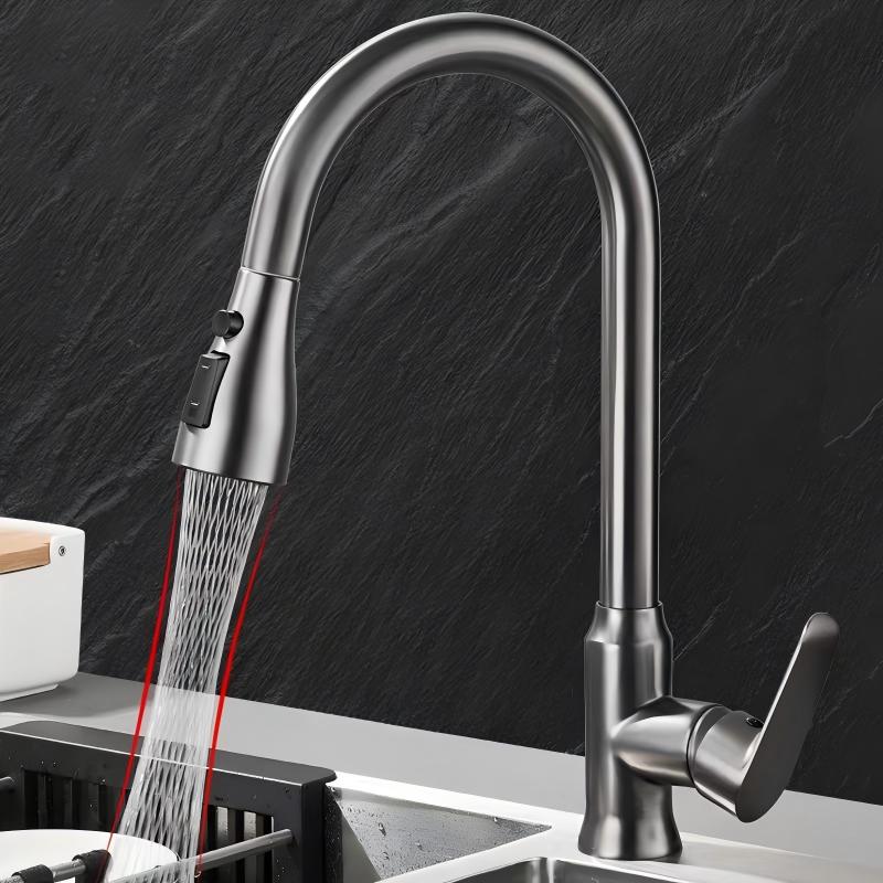 BowLift | Pull-out splash-proof kitchen faucet