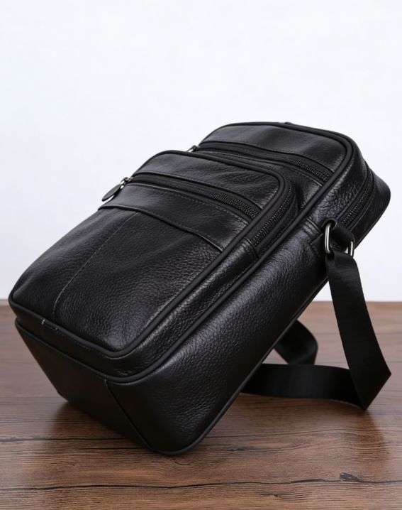 BowLift | Men's Faux Leather Shoulder Bag