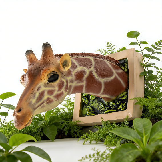 BowLift | 3D Lifelike Animal Photo Frame Wall Hanging