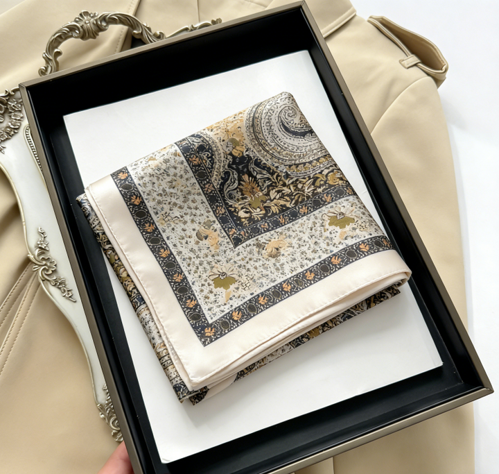 BowLift | Retro Korean Style Faux Silk Scarf
