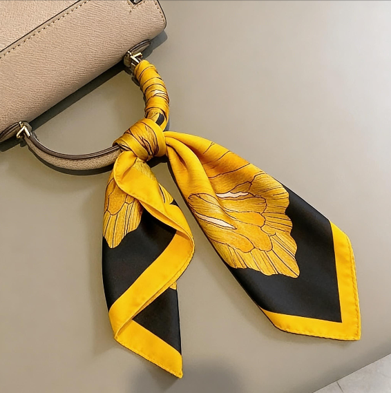 BowLift | Retro Korean Style Faux Silk Scarf