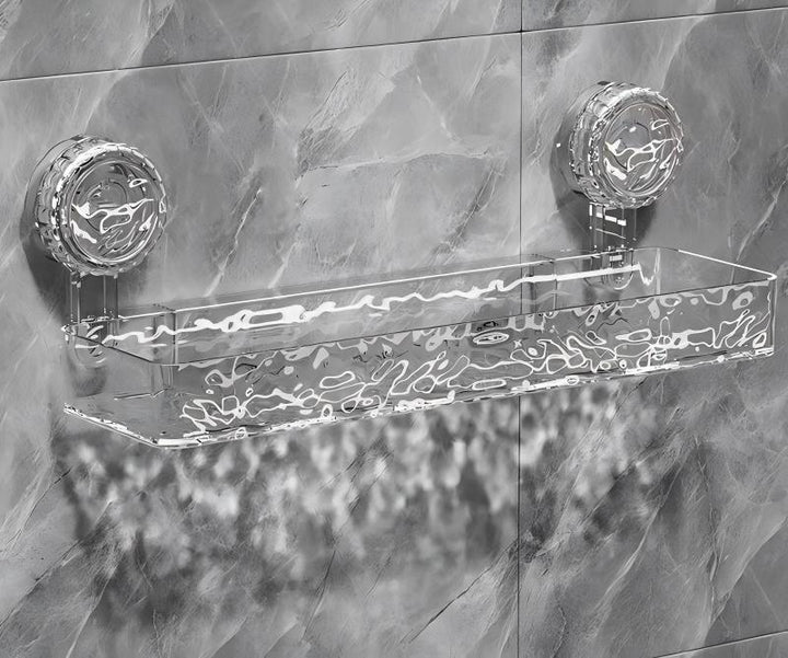 BowLift | Bathroom Suction Cup No-Drill Wall-Mounted Shelf