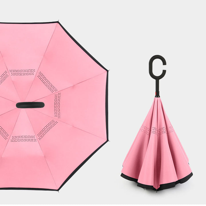 BowLift 丨 Reverse Umbrella C-shaped Handle Straight Shaft