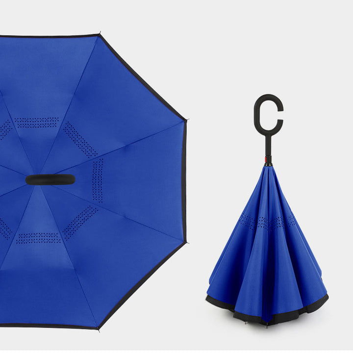 BowLift 丨 Reverse Umbrella C-shaped Handle Straight Shaft