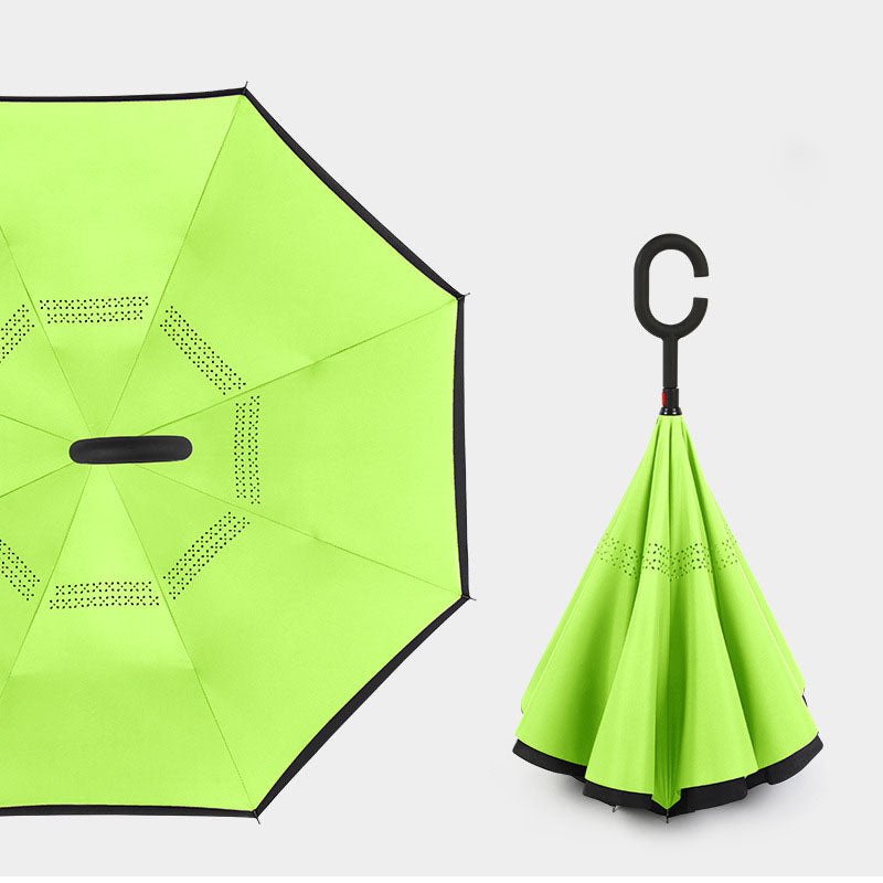 BowLift 丨 Reverse Umbrella C-shaped Handle Straight Shaft