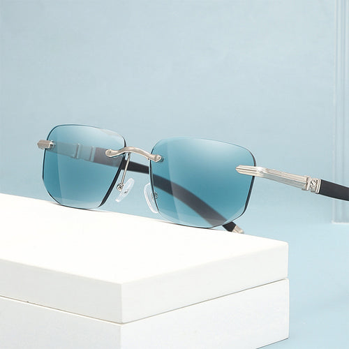 BowLift 丨 Frameless Cut Business Reading Glasses Metal Frame