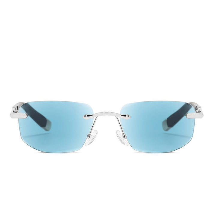 BowLift 丨 Frameless Cut Business Reading Glasses Metal Frame