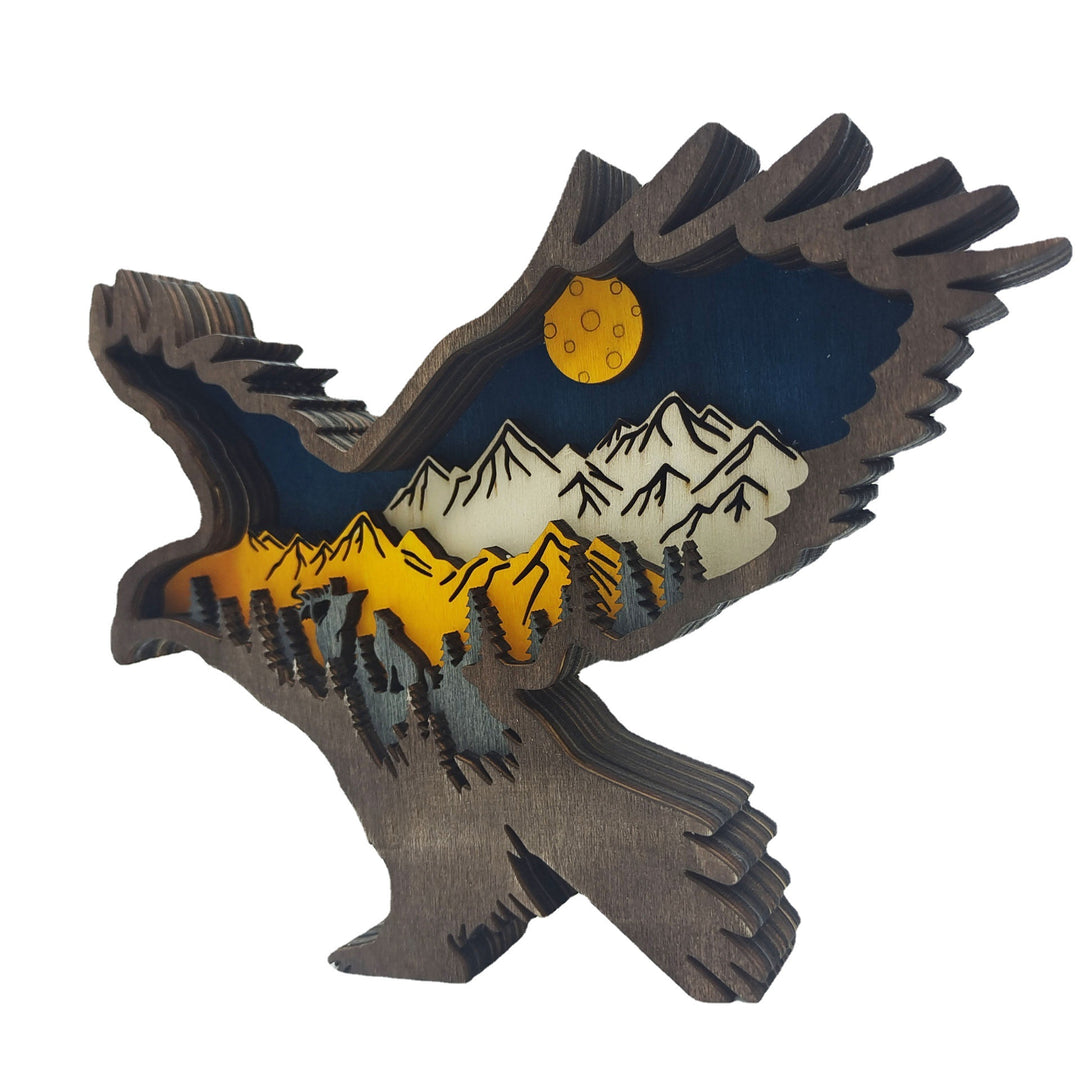 BowLift | Holiday Gift Wooden Animal Carved Lamp Ornament