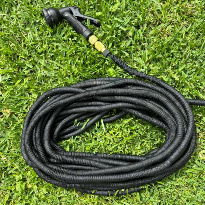 AquaGlide Expandable Garden Hose — Finally watering effortlessly without knots and stress | Bowlift