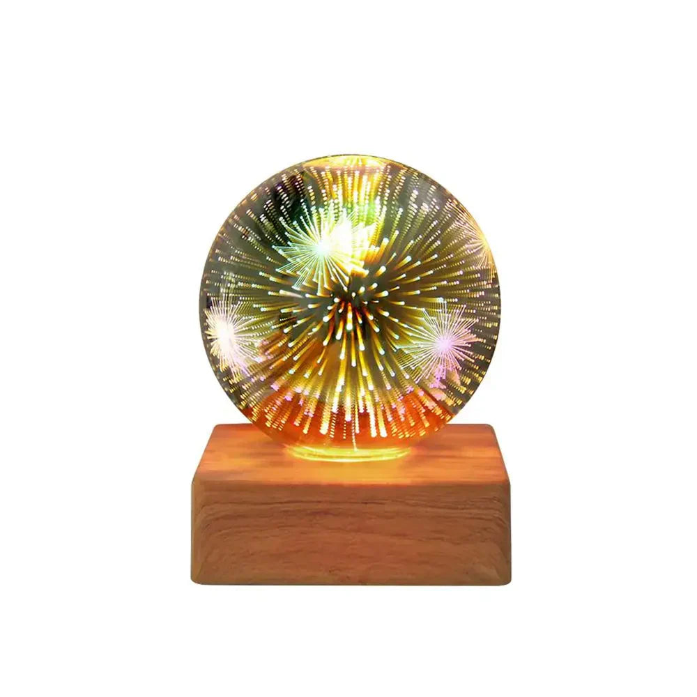 Elegant Crystal Ball Lamp with 3D Effect Bowlift
