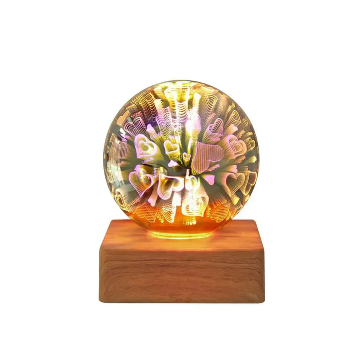 Elegant Crystal Ball Lamp with 3D Effect Bowlift