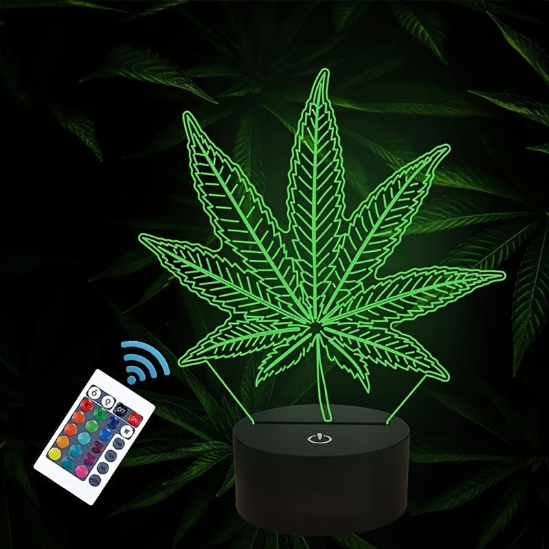 BowLift | GlowBud - 3D Hemp Leaf Lamp