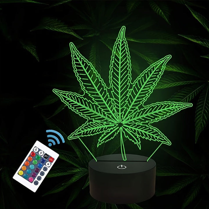 BowLift | GlowBud - 3D Hemp Leaf Lamp