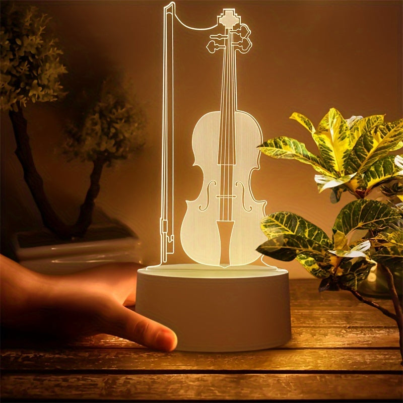 BowLift | MelodyGlow - Elegant Cello Spherical Lamp