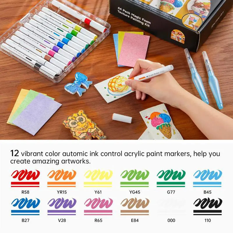 BowLift | 3D painting set with foam texture for vibrant artworks