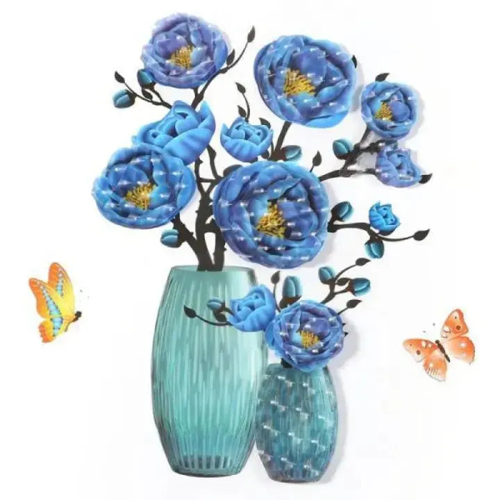 BowLift | 3D-Vase-Wall-Sticker – Removable Flower Decoration