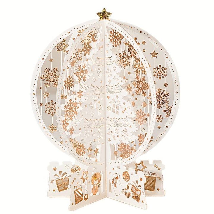 BowLift | 3D Pop-up Christmas Card with Magical Tree Display – Perfect for Christmas Wishes and Festive Decoration