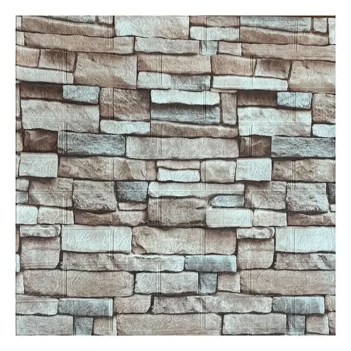 BowLift | 3D foam wallpaper in brick pattern
