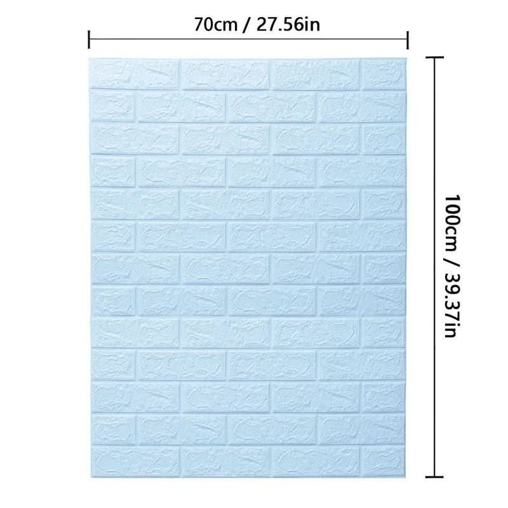 BowLift | 3D foam wallpaper in brick pattern