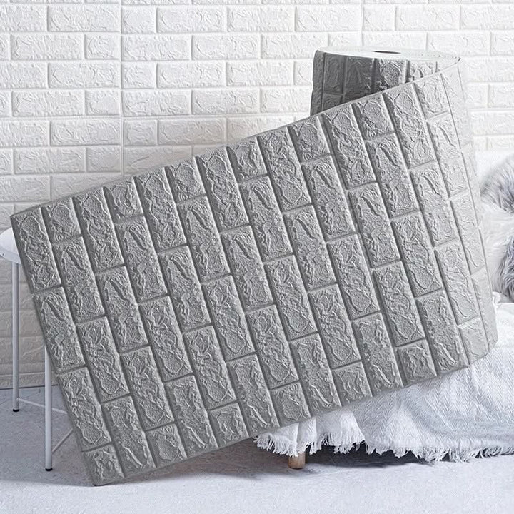 BowLift | 3D foam wallpaper in brick pattern