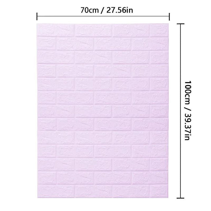 BowLift | 3D foam wallpaper in brick pattern