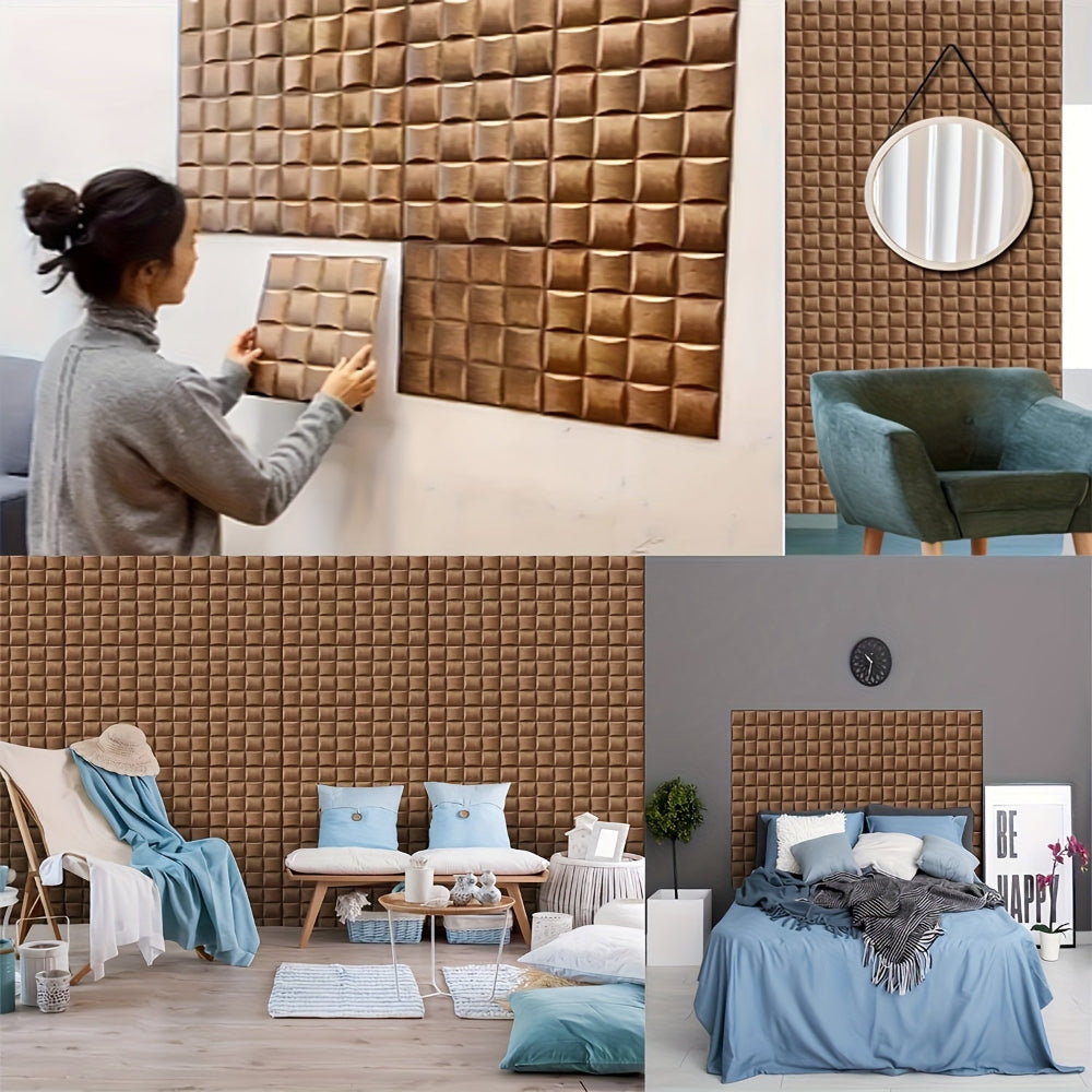 BowLift | 3D Wall Panels Wood Texture Peel and Stick Waterproof Decor