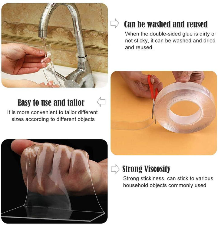 BowLift | Transparent Double-Sided Nano Magic Tape