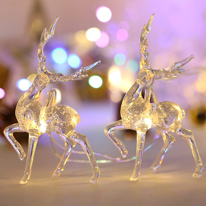 Glowing Reindeer - 1.5M LED Christmas Lights for Reindeer Bowlift