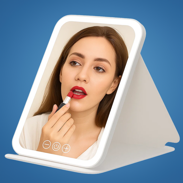 Adjustable 3-Colour Lighting – Rechargeable Portable Design – Perfect for Travellers & Beauty Fans Bowlift