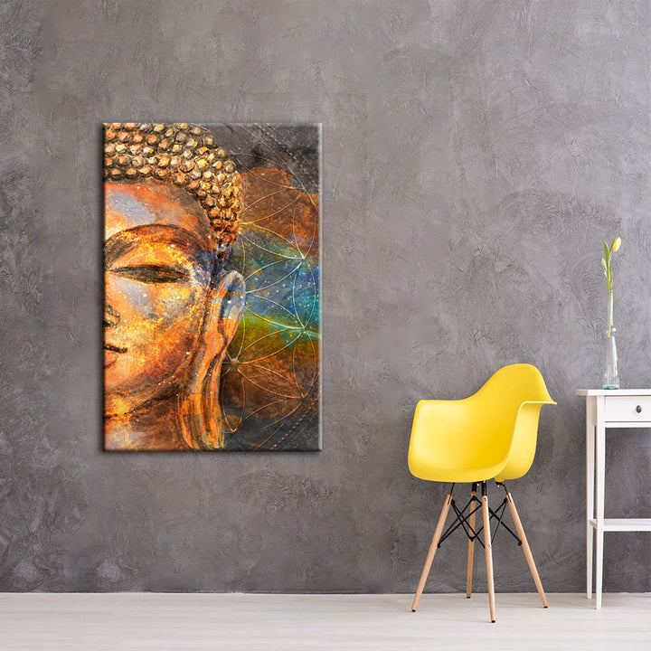 Buddha's Peace - Canvas Wall Art Painting | Bowlift