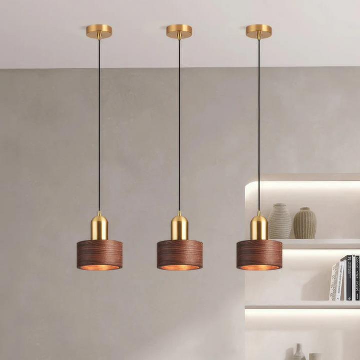 BowLift | Design Pendant Lamp With Gold Accent