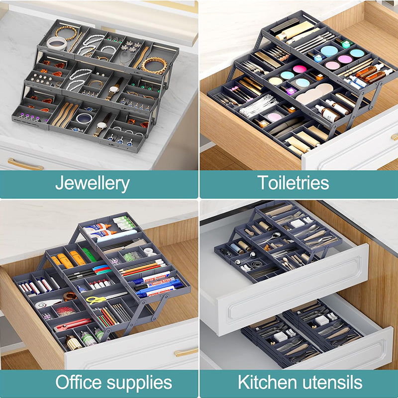 BowLift | Multi-Level Expandable Smart Drawer Organizer
