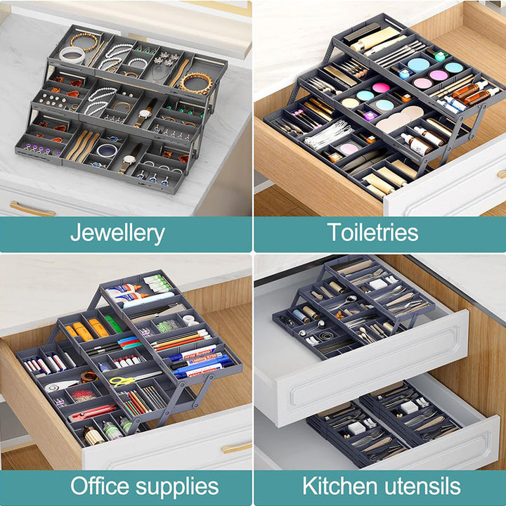 BowLift | Multi-Level Expandable Smart Drawer Organizer
