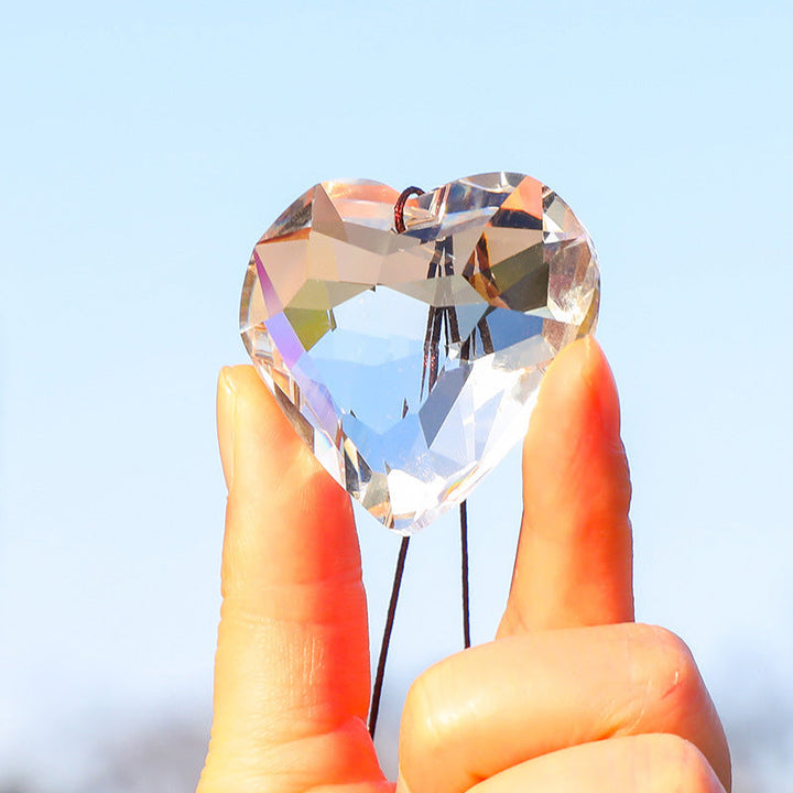 BowLift | GlimmerHeart Elegant Heart-Shaped Sun Catcher – Enchanting Light Effects for Your Home