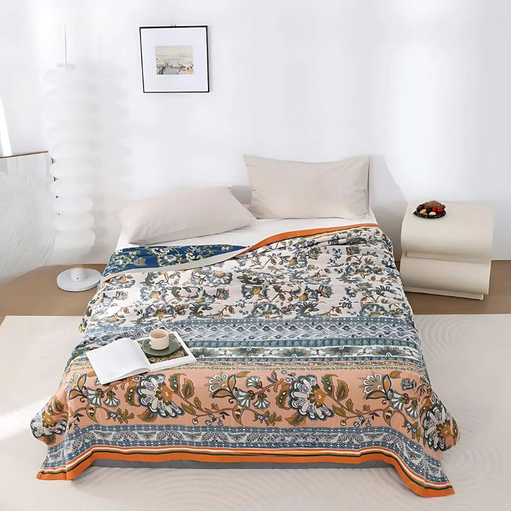 BowLift | Meadow Bliss Boho Floral Blanket