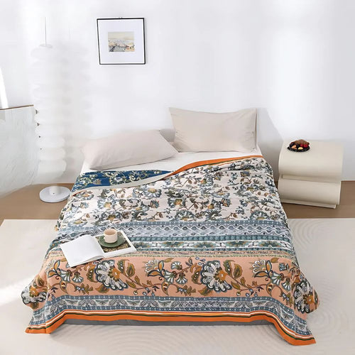 BowLift | Meadow Bliss Boho Floral Blanket