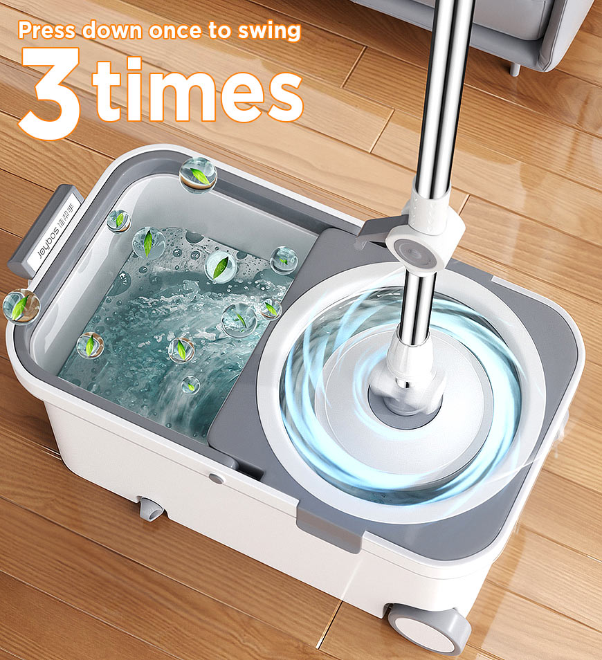 BowLift | 360° Rotatable Mop and Bucket Set with Wringing System F63