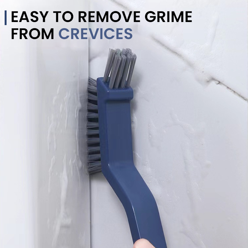 2 in 1 bathroom cleaning brush crevice brush | Bowlift