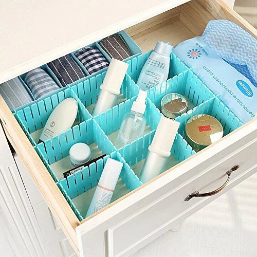 Drawer Divider 4 Strips Adjustable Drawer Organizer Bowlift
