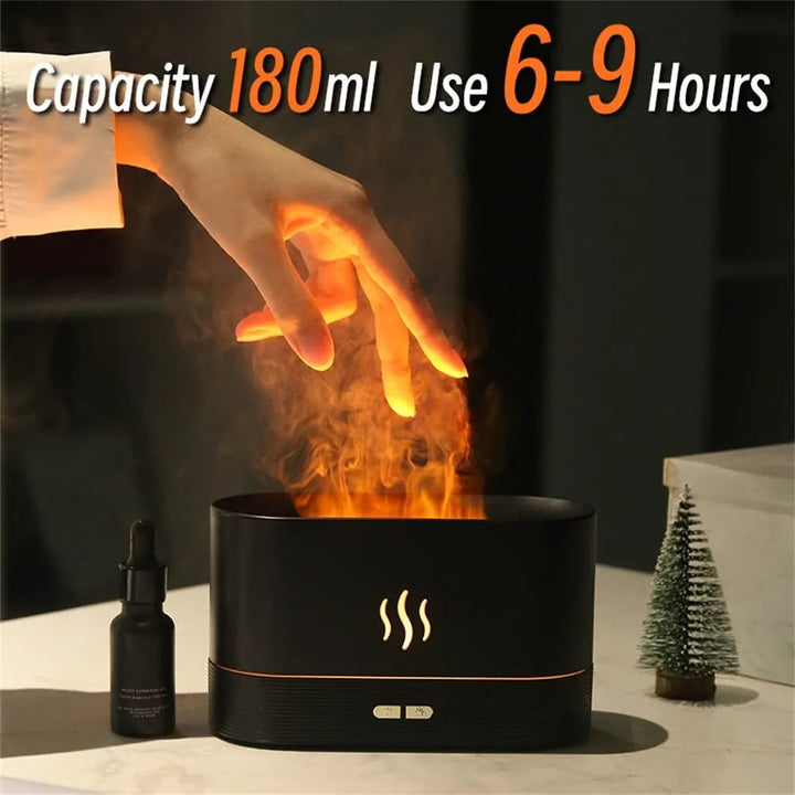 Electric Air Flame Humidifier Bowlift