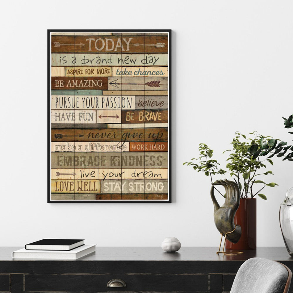 Modern Inspirational Quotes Posters Canvas Painting | Bowlift