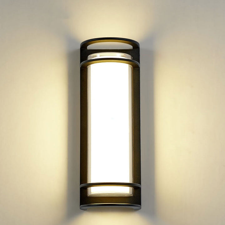 Modern Outdoor Column Waterproof LED Garden Wall Sconce Lamp | Bowlift