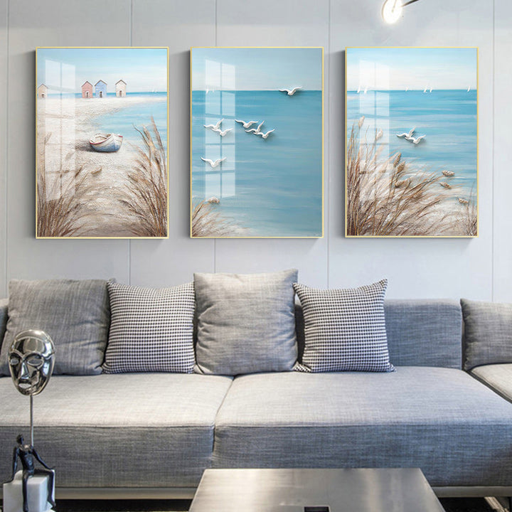 Scandinavian Nature Landscape Canvas Painting | Bowlift