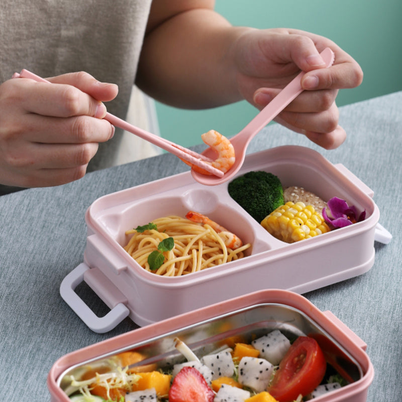 Portable Three Stackable Lunch Box | Bowlift