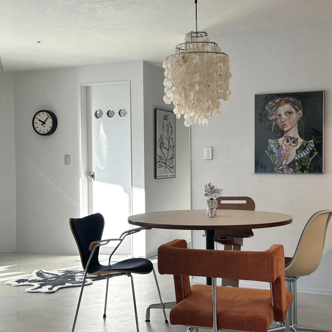 BowLift | Stylish Vintage Lamp with Shells and Coastal Atmosphere