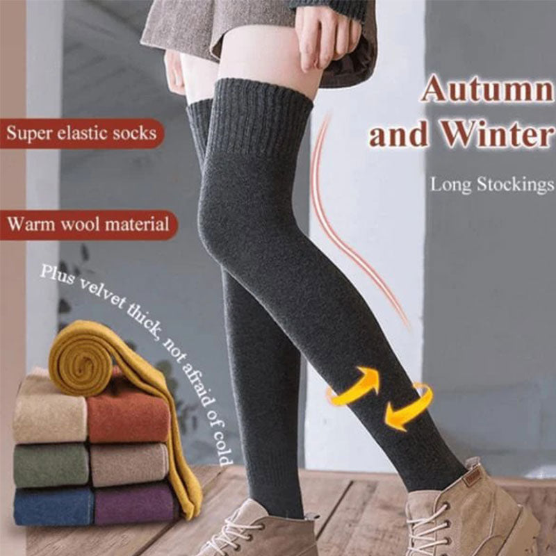 BowLift | Plush mid-high stockings