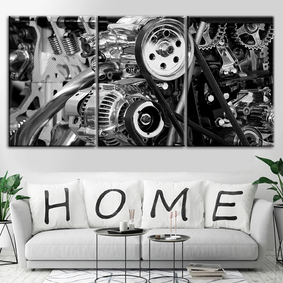 Mechanic Views - Canvas Wall Art Painting | Bowlift